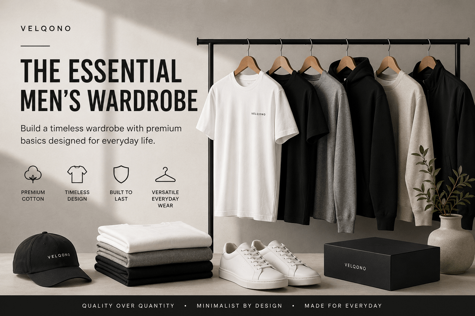 The Essential Men's Wardrobe - Velqono