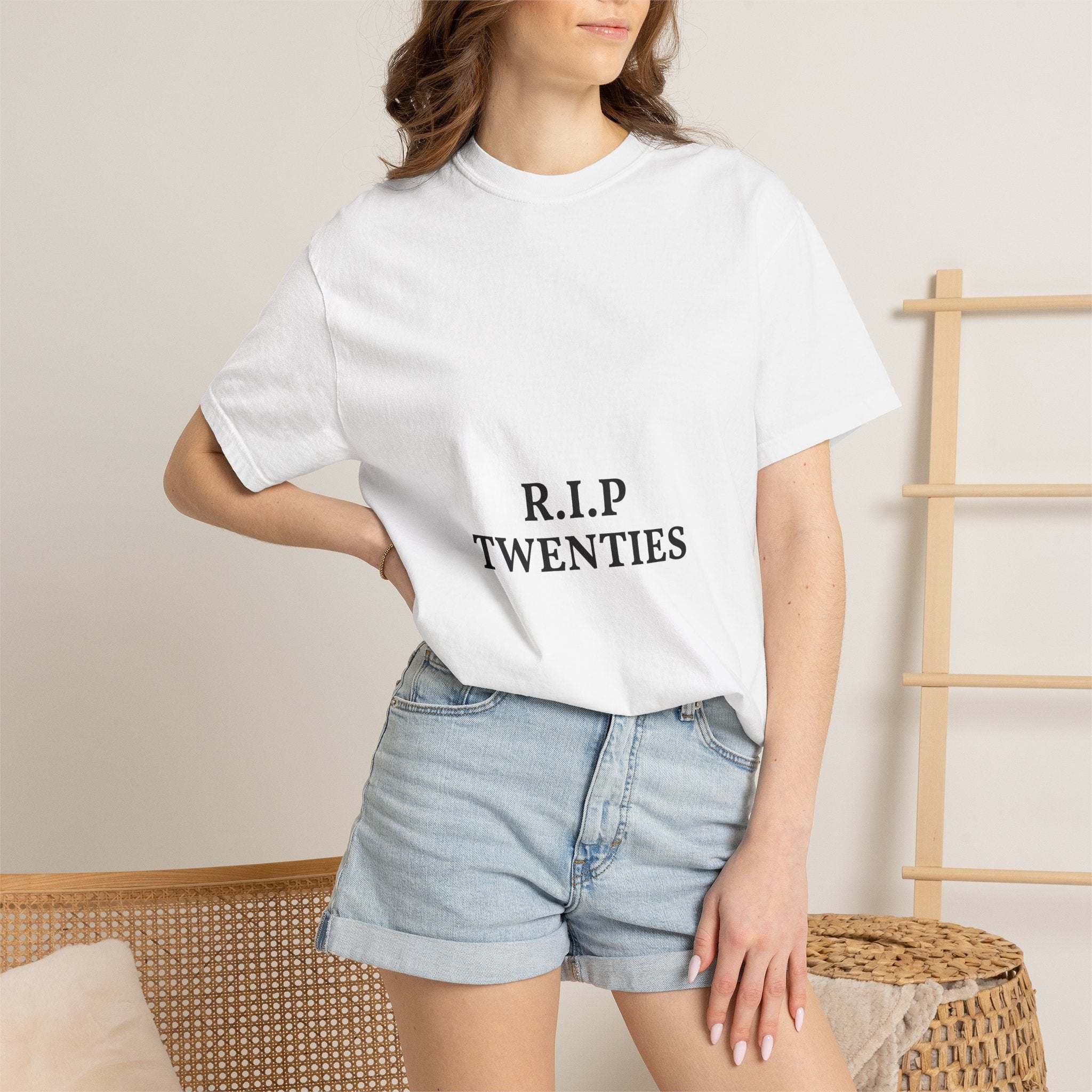 R.I.P. Twenties T-Shirt — Funny 30th Birthday Shirt, Roast Your 20s Tee