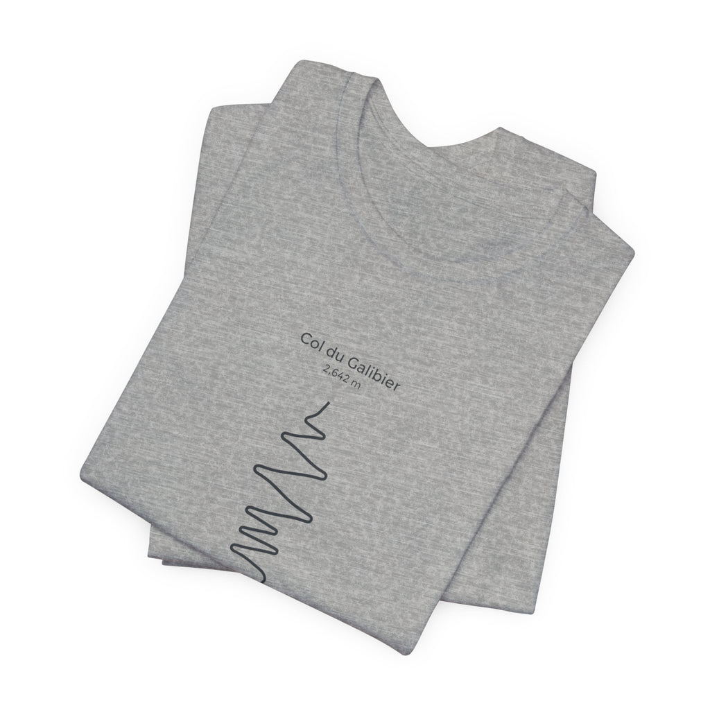 Col du Galibier route map tee | Cycling, Tour de France style