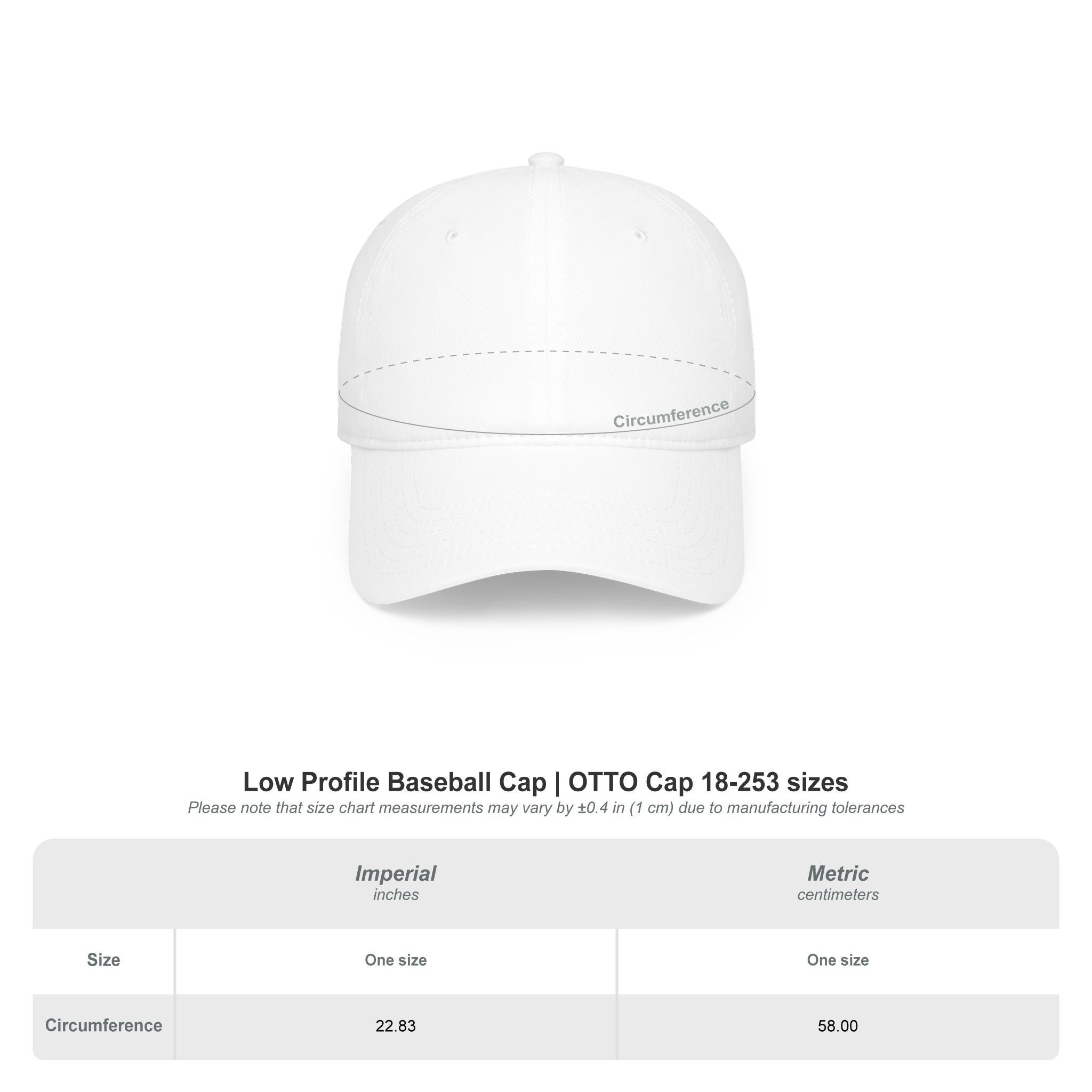Red Floral Baseball Cap – Trio Flower Design (Low Profile)