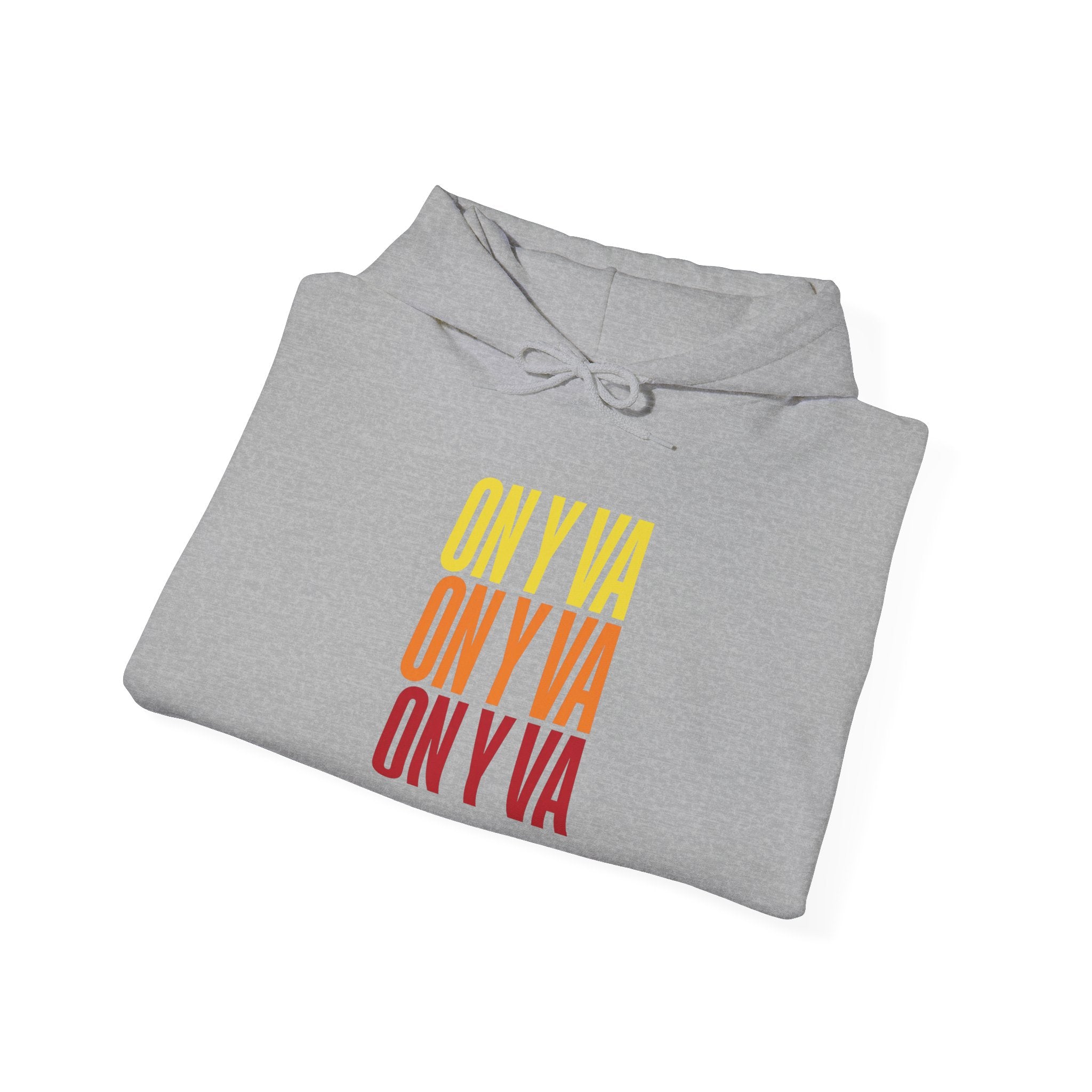 On Y Va Cycling Hoodie | Tour de France Style, Retro Gradient Text