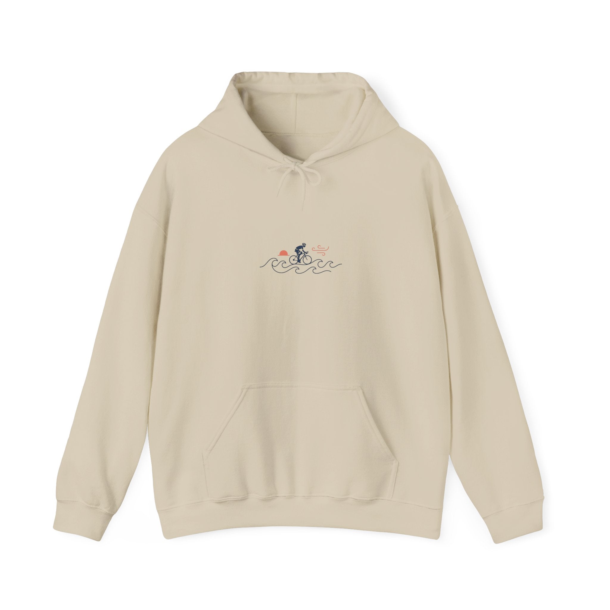Minimal Bicycle Line Art Hoodie | Cycling Tour de France Inspired, Road Bike Sweatshirt