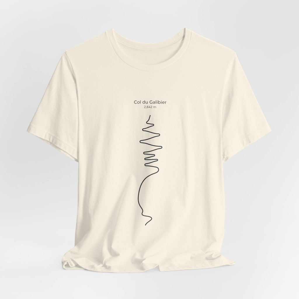 Col du Galibier route map tee | Cycling, Tour de France style