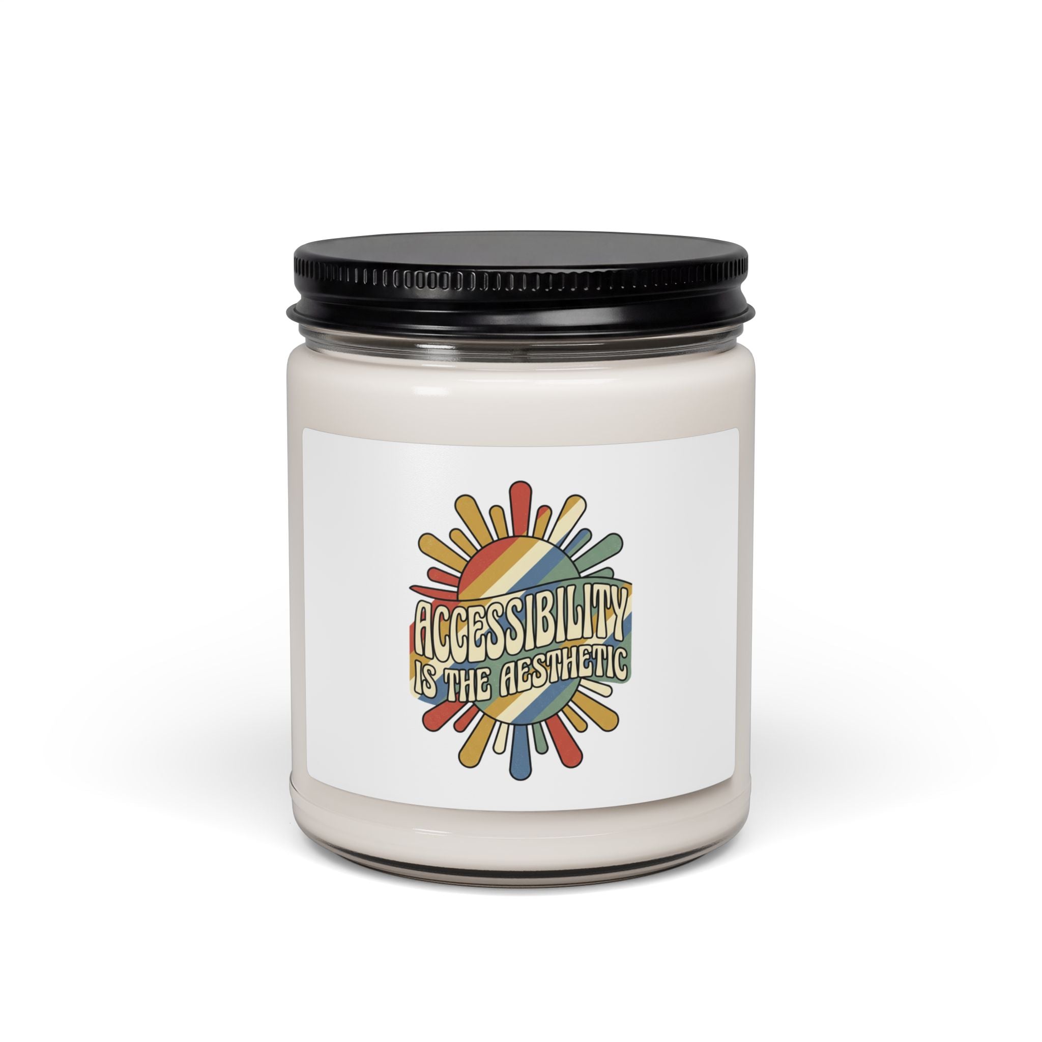 Accessibility Is The Aesthetic Candle | Disability Pride Month Soy Candle