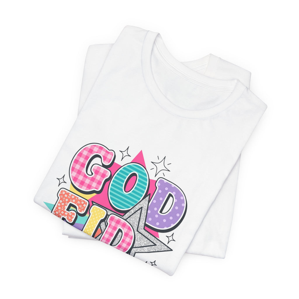 Godfidence Tee | Christian Rainbow Scripture Style, Playful Faith Shirt
