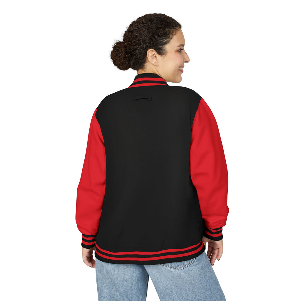 Classic Red & White Letterman Jacket