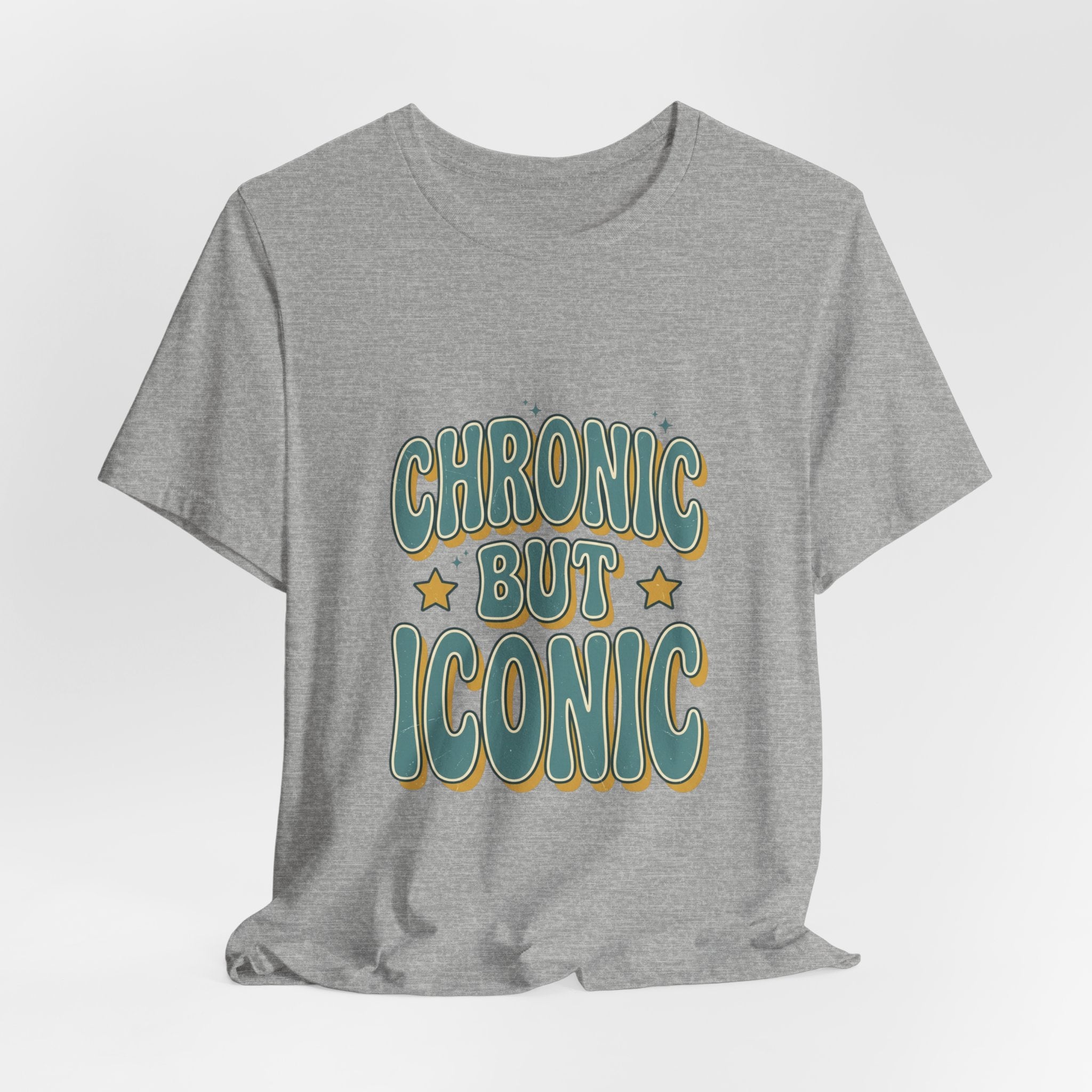 Chronic But Iconic Tee | Disability Pride Typography
