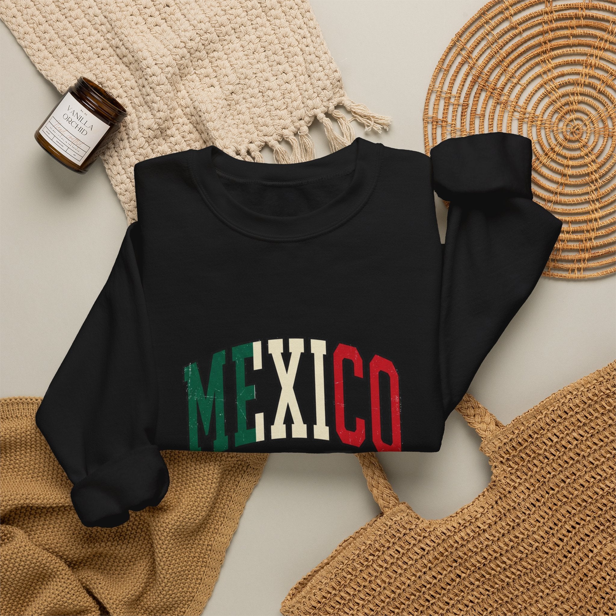 Mexico Futbol Crewneck Sweatshirt | Soccer, Mexican Flag Colors