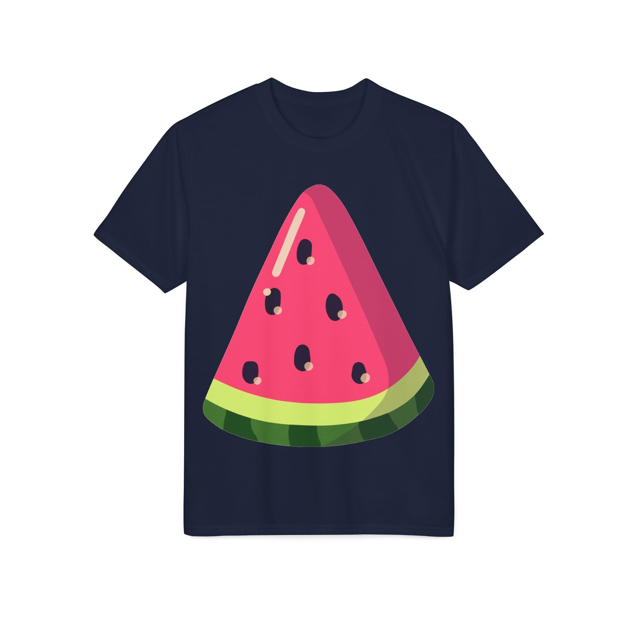 Watermelon Slice Performance T-Shirt — Cute Summer Fruit Graphic Tee