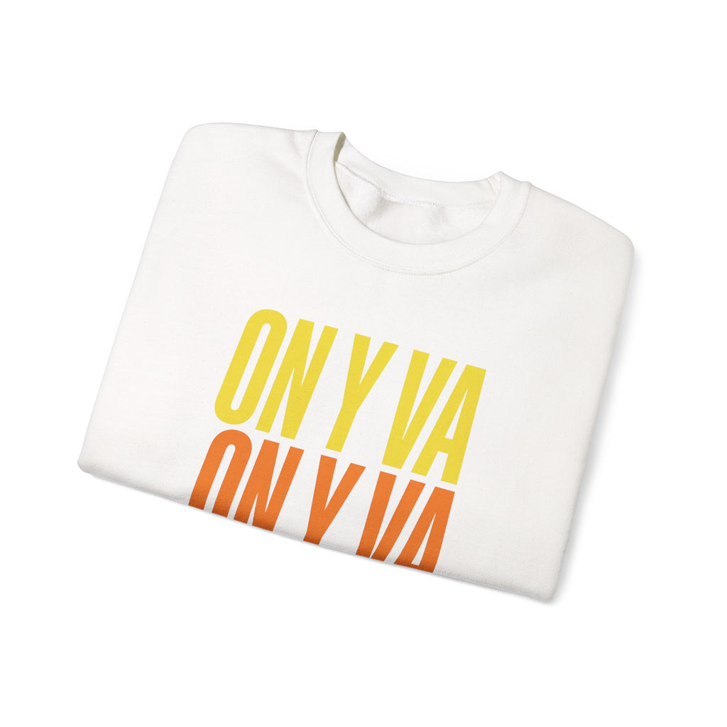 On Y Va Retro Cycling Crewneck Sweatshirt | Tour de France Vibes