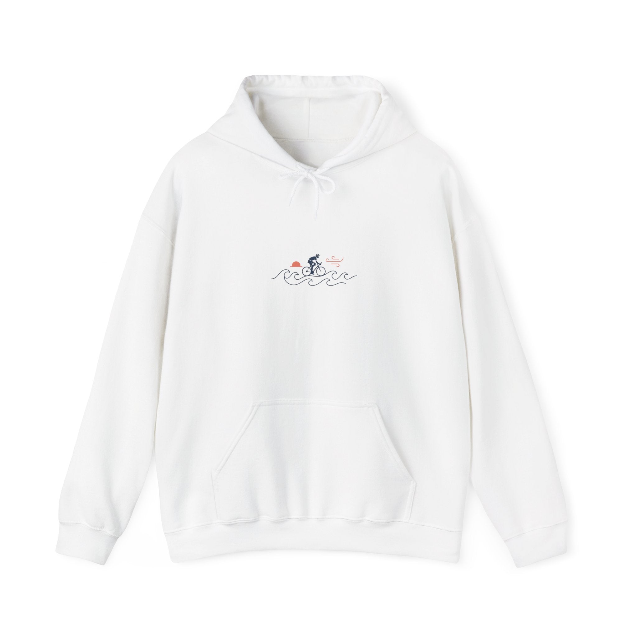 Minimal Bicycle Line Art Hoodie | Cycling Tour de France Inspired, Road Bike Sweatshirt