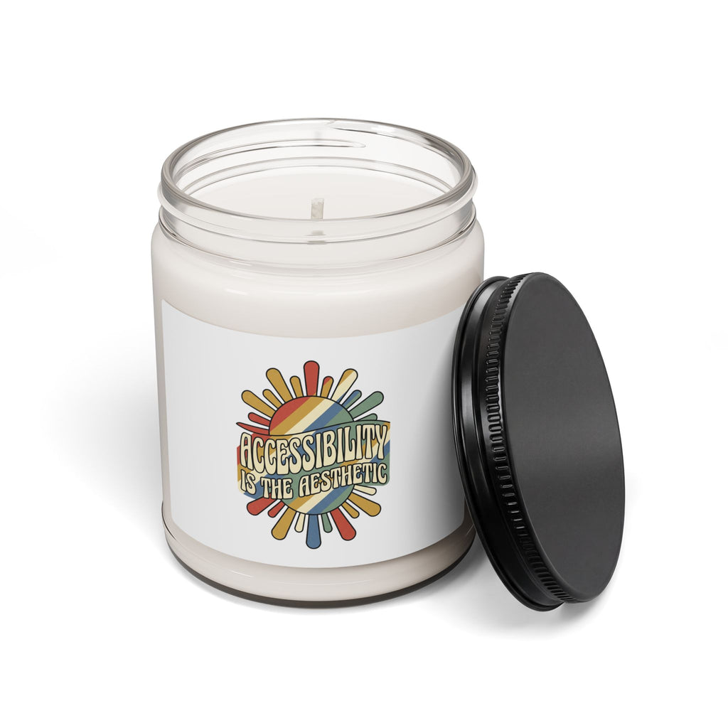 Accessibility Is The Aesthetic Candle | Disability Pride Month Soy Candle