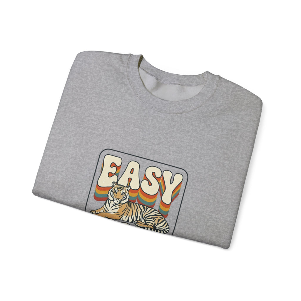 Easy Tiger retro tiger graphic Sweatshirt | vintage vacation vibes, playful animal