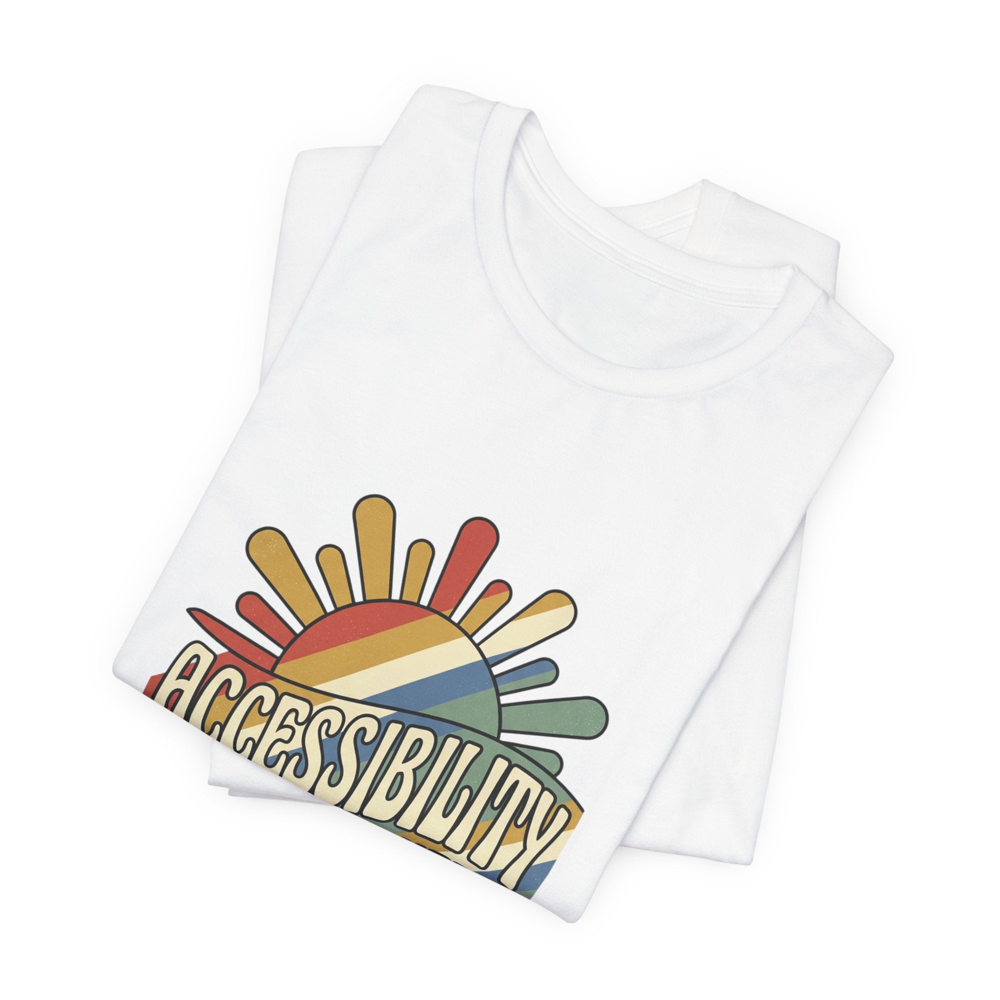 Accessibility Is The Aesthetic tee | Disability Pride Month, Inclusive Typography
