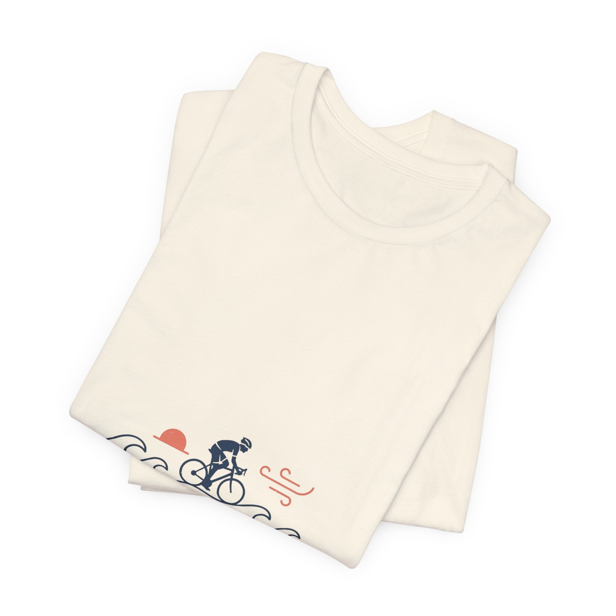 Sunset Road Cyclist Tee | Cycling Tour de France Style
