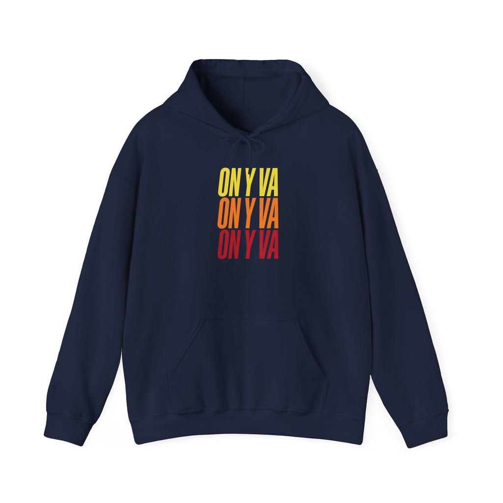 On Y Va Cycling Hoodie | Tour de France Style, Retro Gradient Text