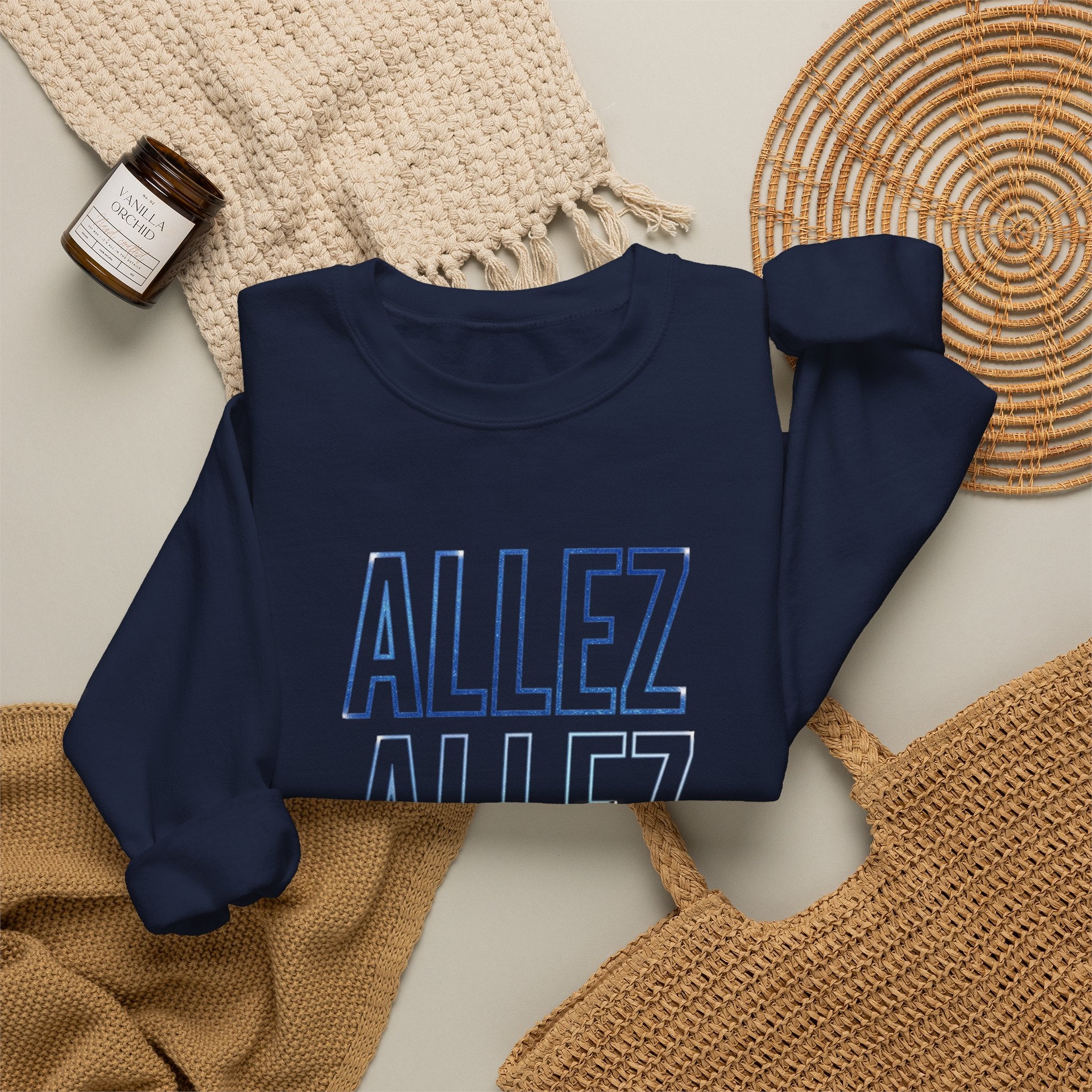 Allez Allez Allez Crewneck Sweatshirt | Cycling Tour de France Inspired