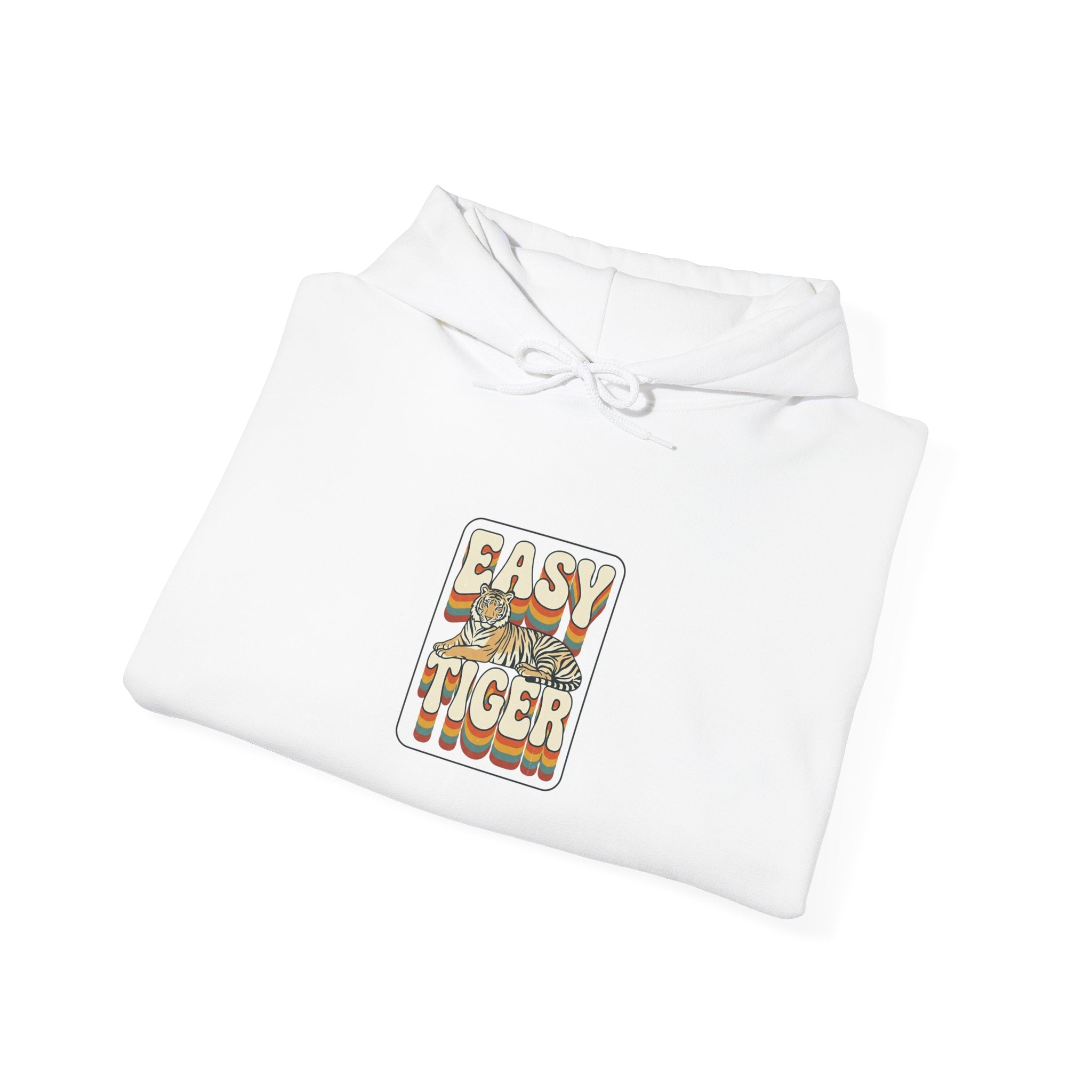 Easy Tiger retro tiger graphic Hoodie | vintage vacation vibe