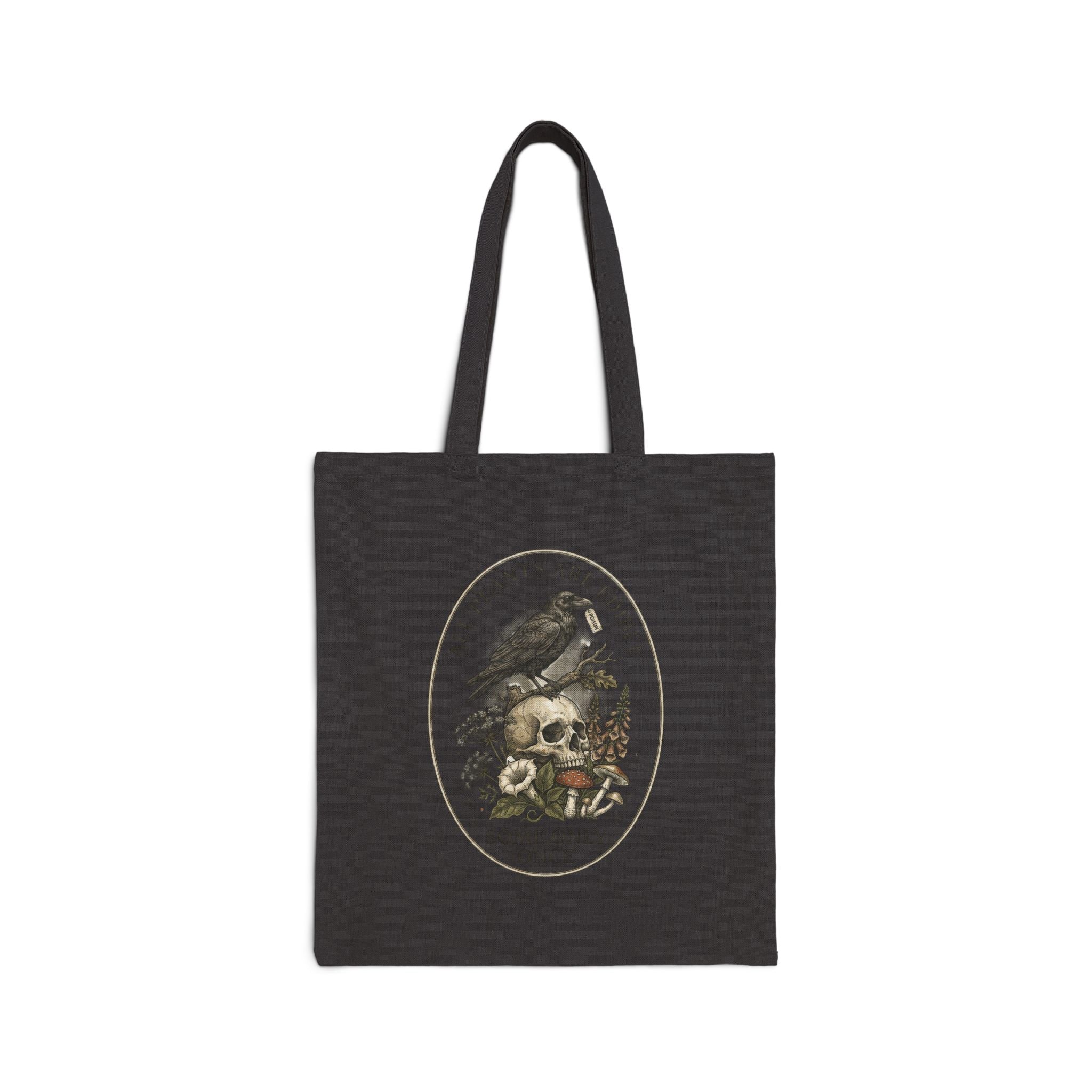All Plants Are Edible Tote | Vintage Botanical, Dark Nature Humor