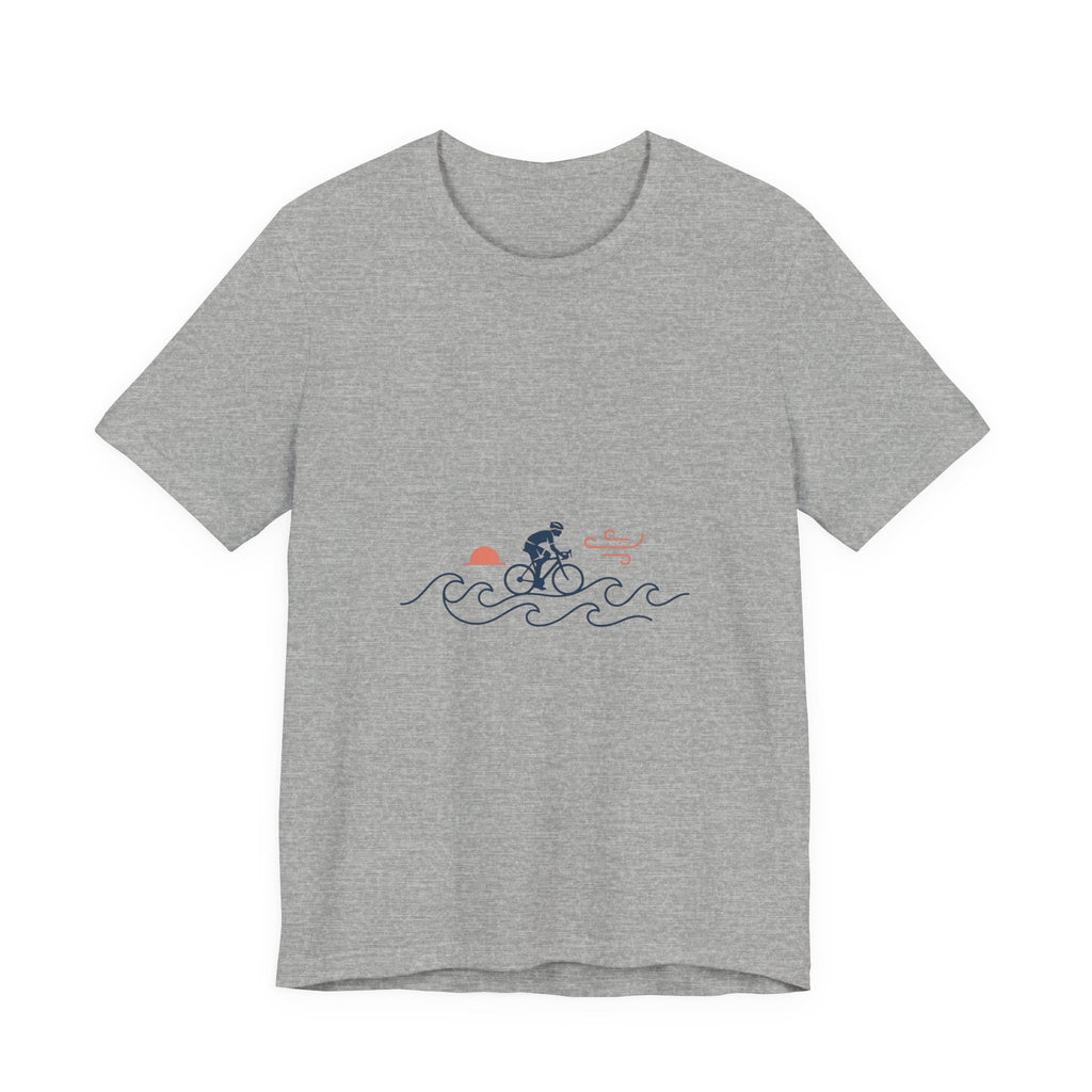 Sunset Road Cyclist Tee | Cycling Tour de France Style