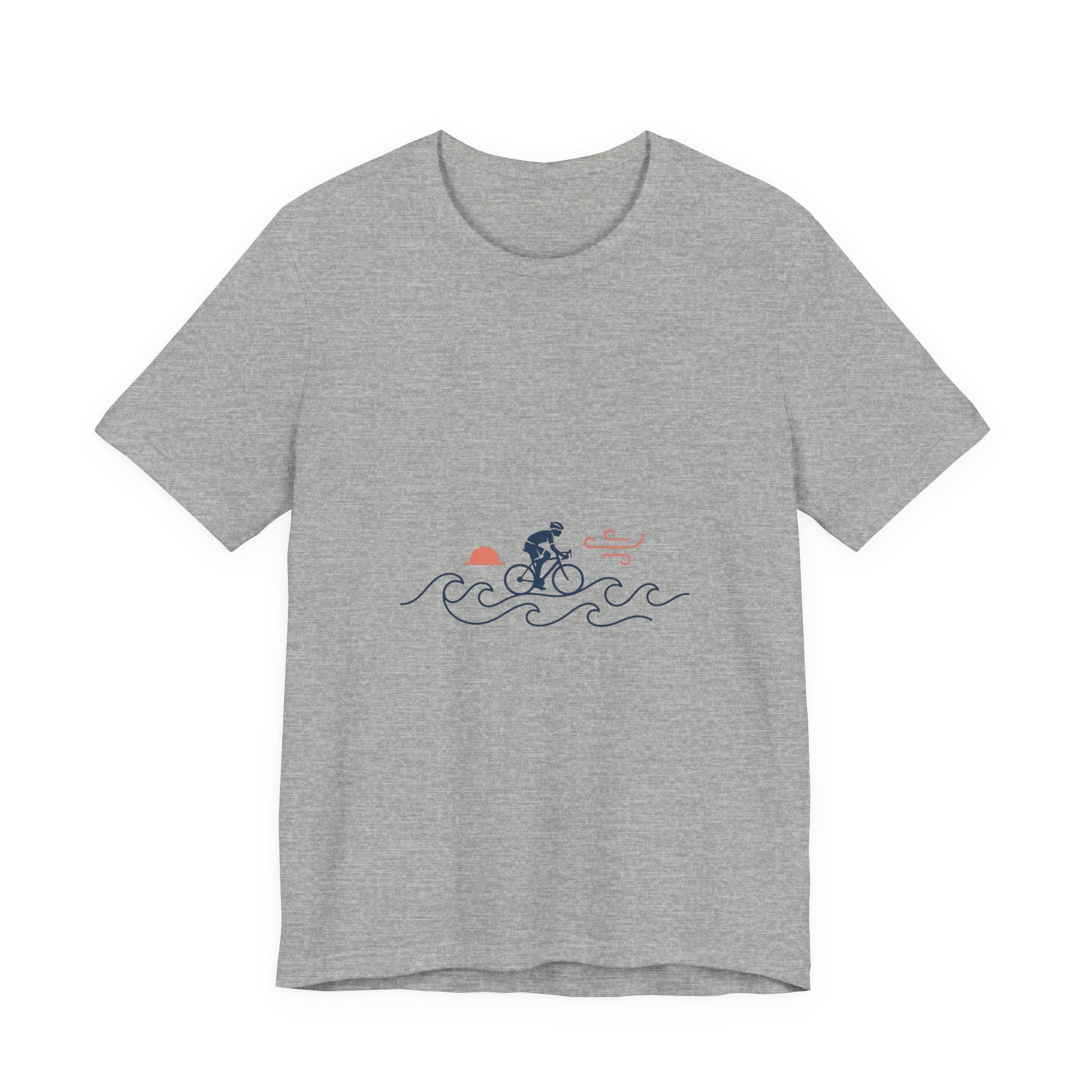 Sunset Road Cyclist Tee | Cycling Tour de France Style