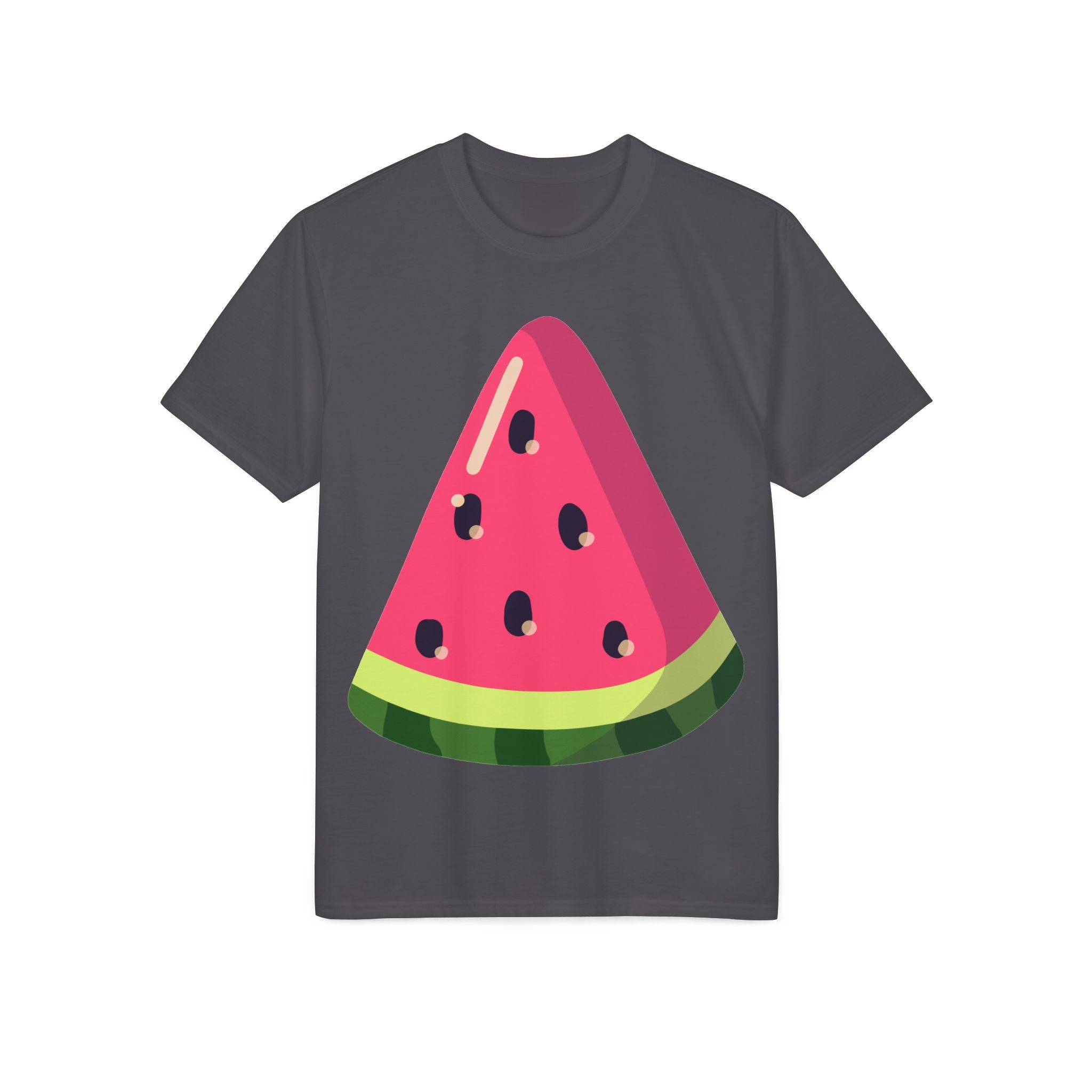 Watermelon Slice Performance T-Shirt — Cute Summer Fruit Graphic Tee