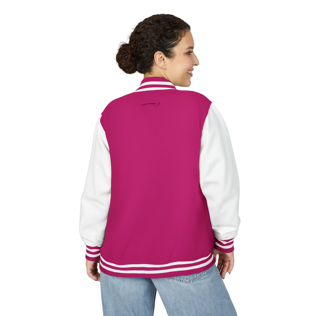 Classic Red & White Letterman Jacket
