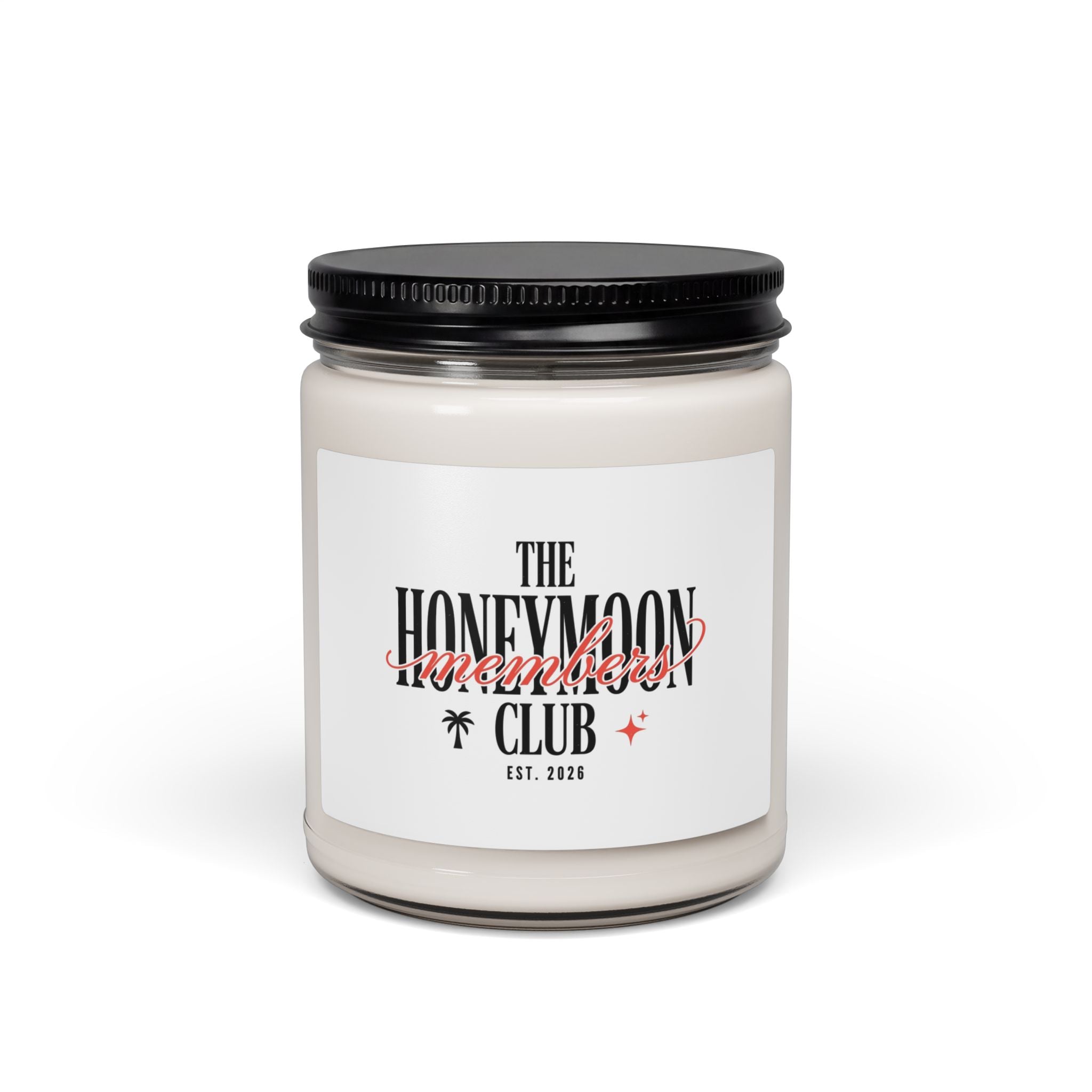 Honeymoon Club Candle | Scented Soy Candle, Bride Era Engagement Slogan