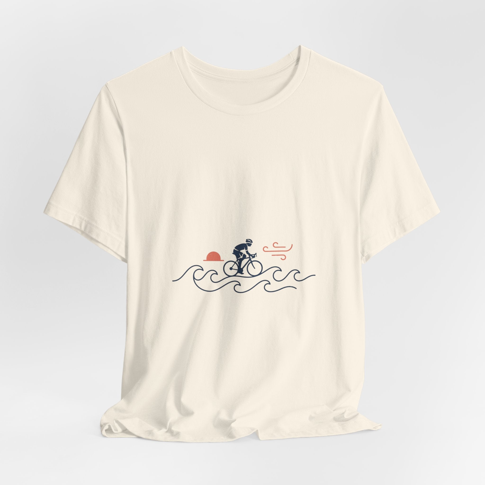 Sunset Road Cyclist Tee | Cycling Tour de France Style