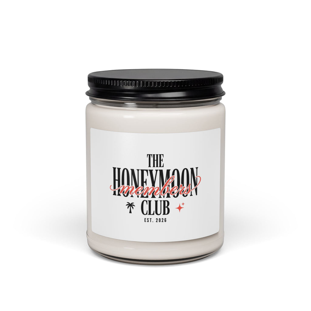 Honeymoon Club Candle | Scented Soy Candle, Bride Era Engagement Slogan