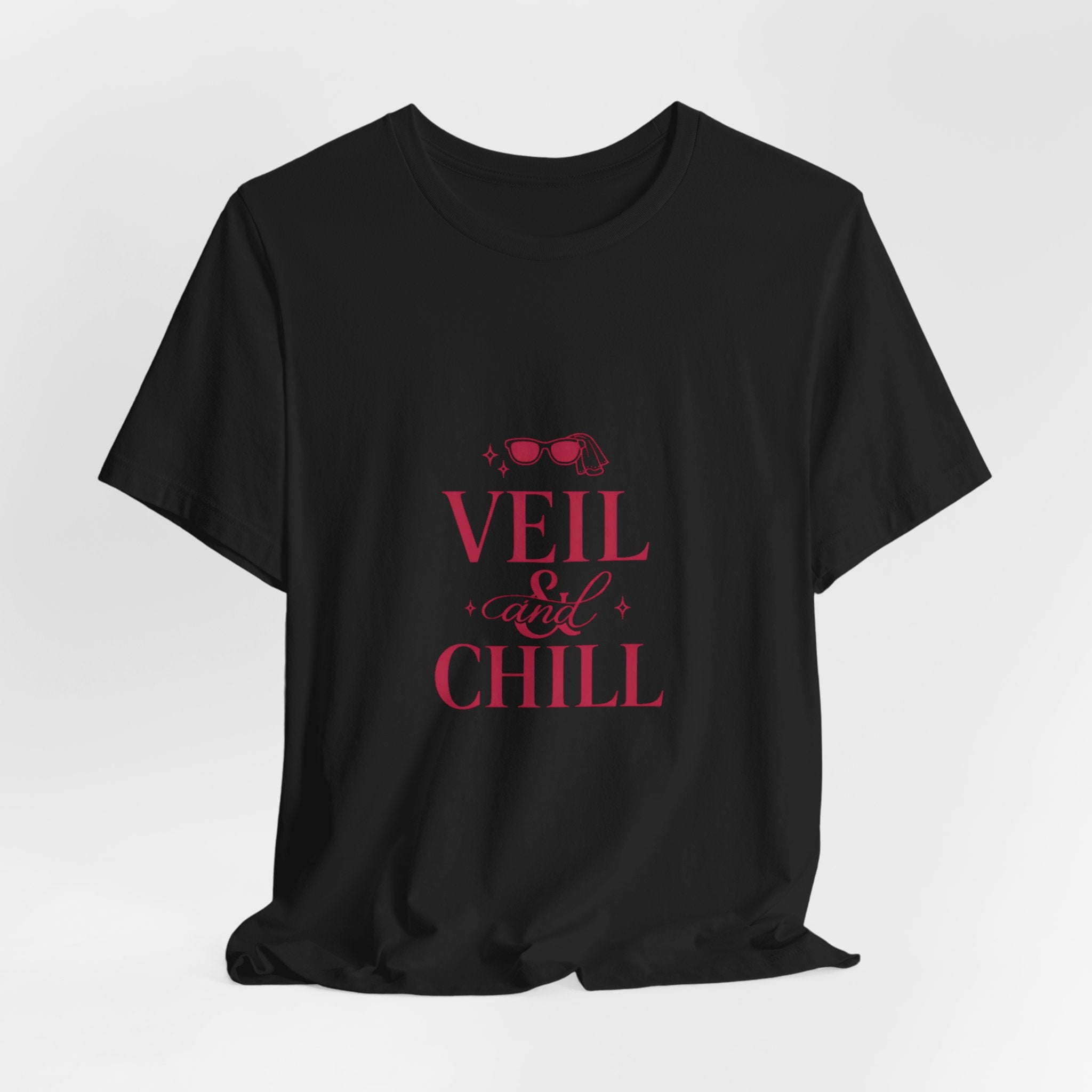 Veil and Chill Tee | Bride Era Slogan, Bridal Engagement Shirt