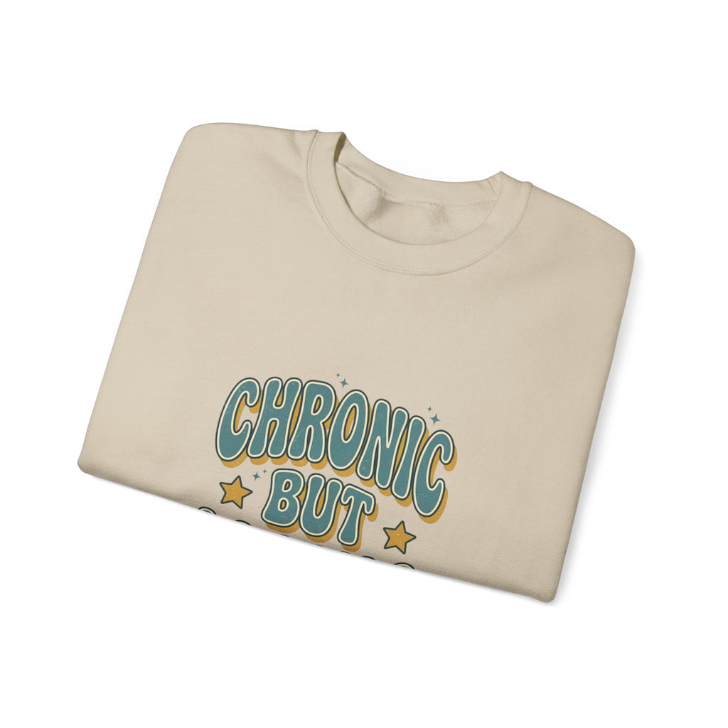 Chronic But Iconic Sweatshirt | Disability Pride Typography