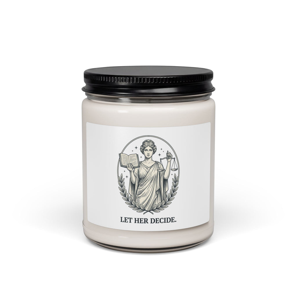 Let Her Decide Candle, Soy Jar Candle | Feminist Equality Confidence