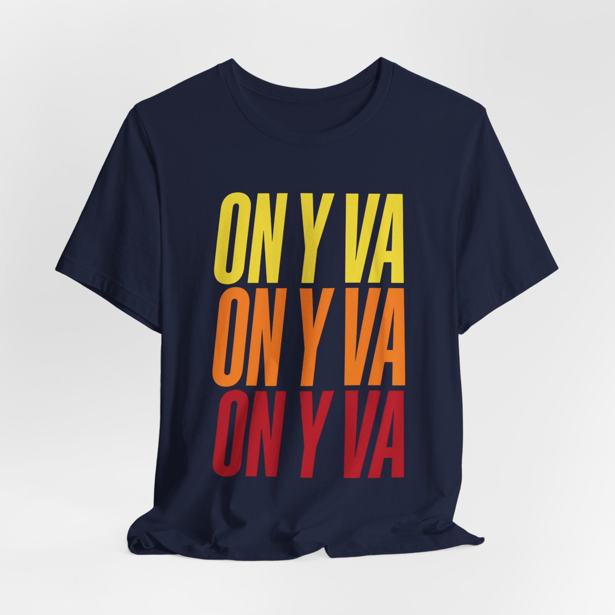 On y va Cycling Tee | Tour de France Inspired, Retro Gradient