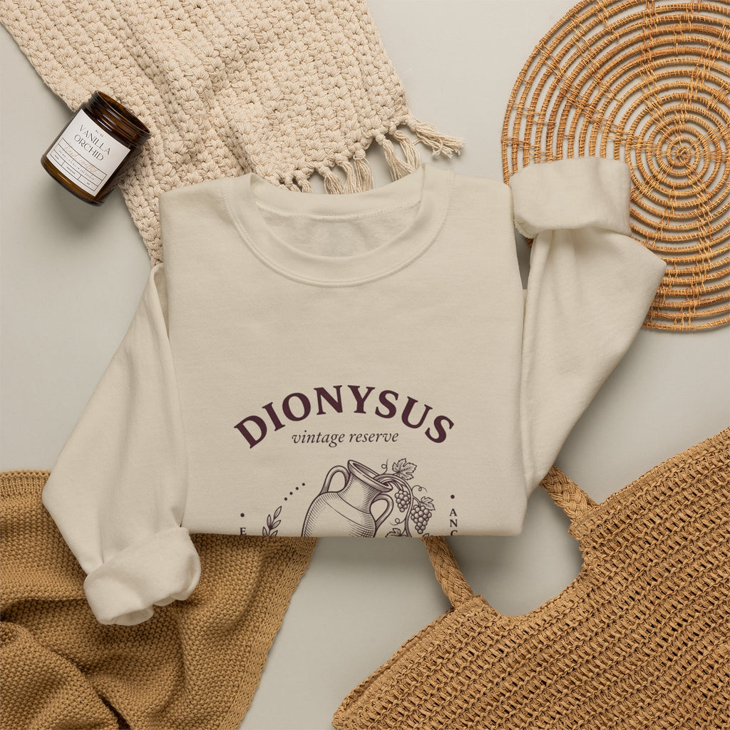 Dionysus Wine Society Crewneck | Greek Mythology, Mythcore