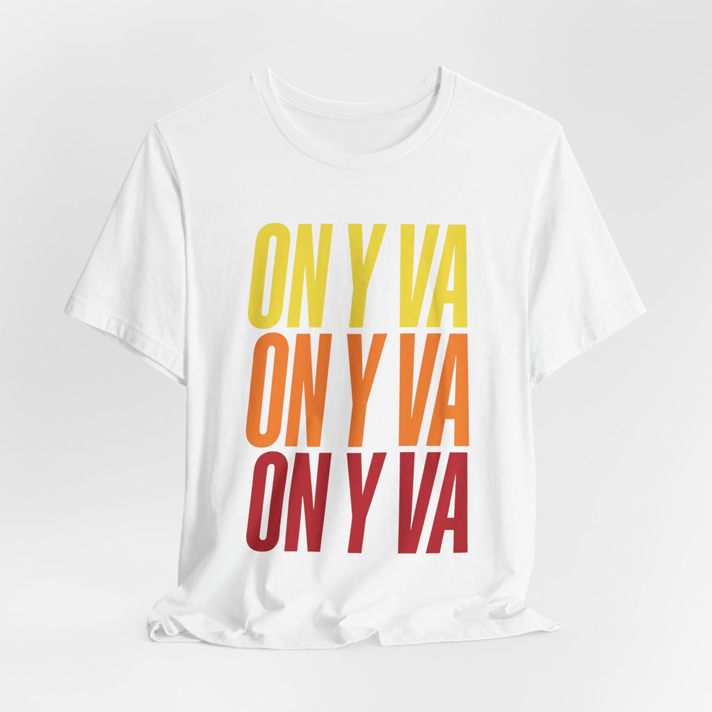 On y va Cycling Tee | Tour de France Inspired, Retro Gradient