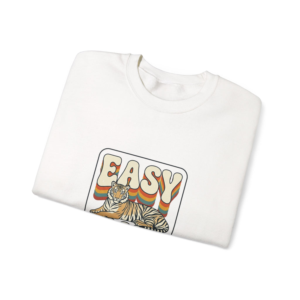 Easy Tiger retro tiger graphic Sweatshirt | vintage vacation vibes, playful animal