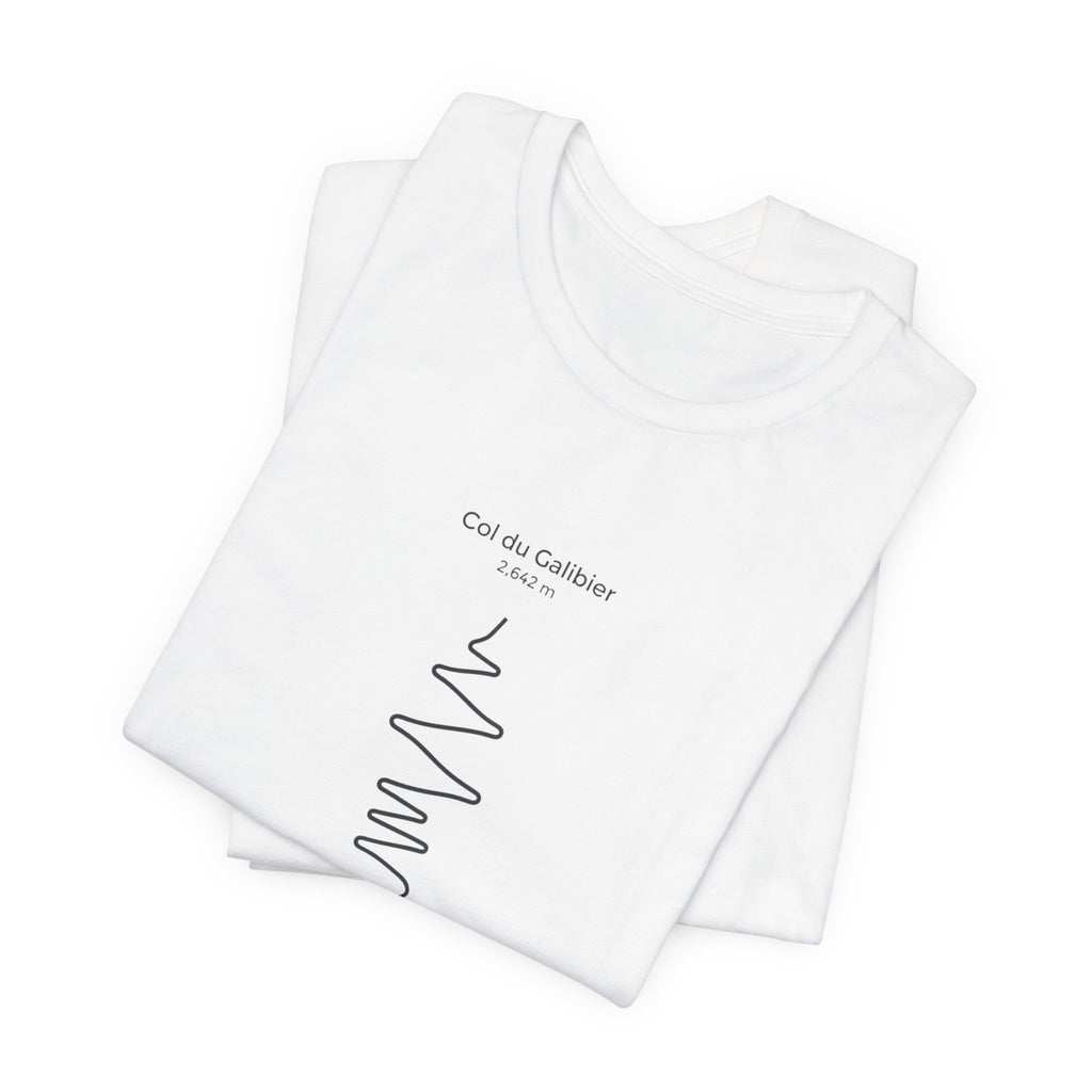 Col du Galibier route map tee | Cycling, Tour de France style