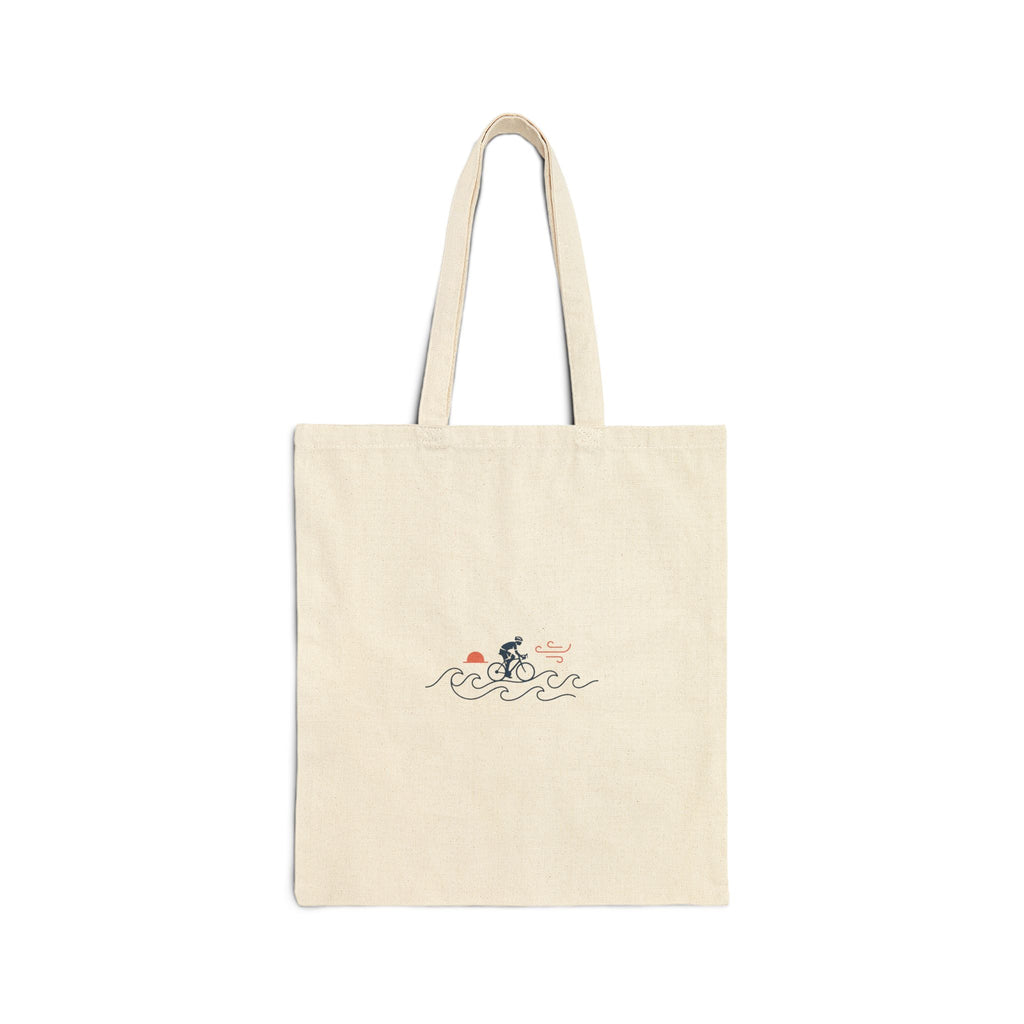Minimal Cyclist Line Art Tote | Cycling Tour de France Inspired
