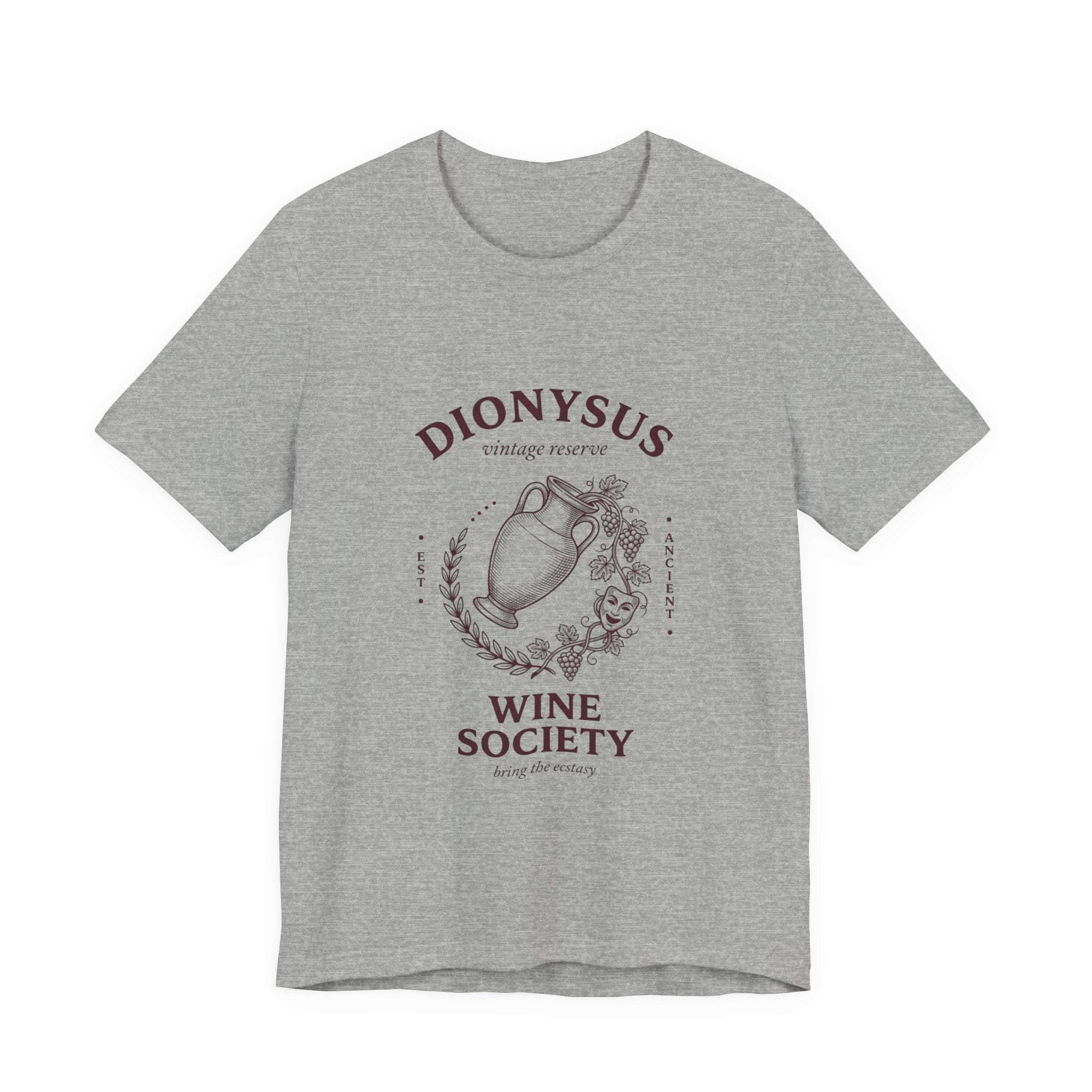 Dionysus Wine Society Tee | Greek Mythology, Mythcore