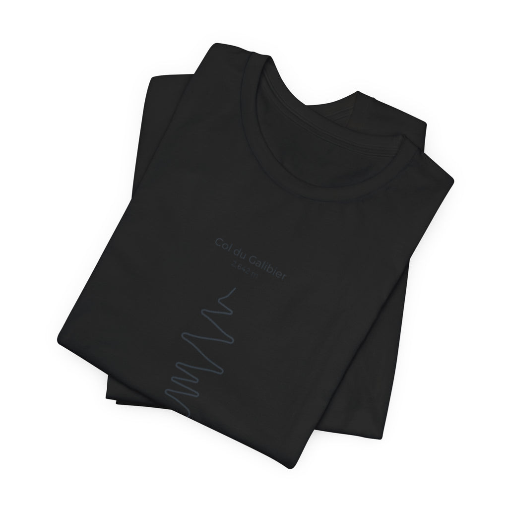 Col du Galibier route map tee | Cycling, Tour de France style