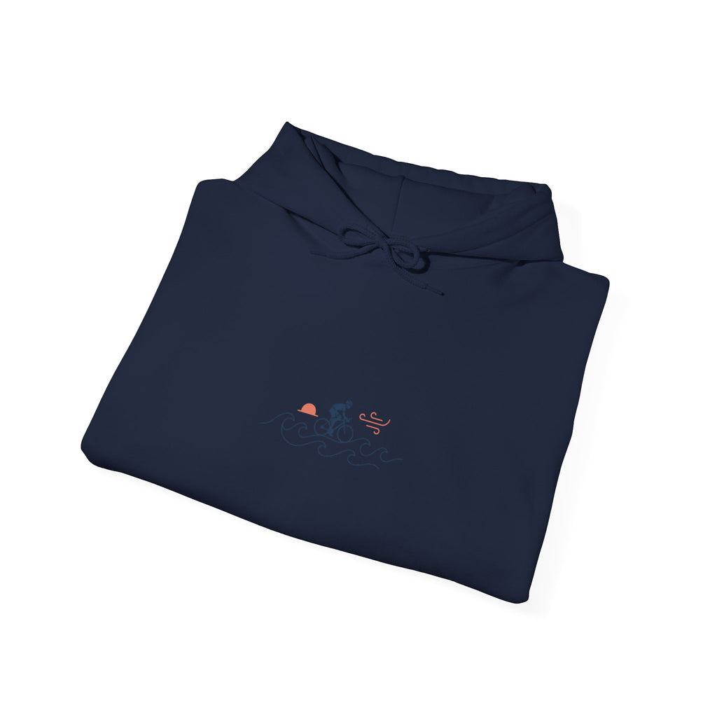 Minimal Bicycle Line Art Hoodie | Cycling Tour de France Inspired, Road Bike Sweatshirt