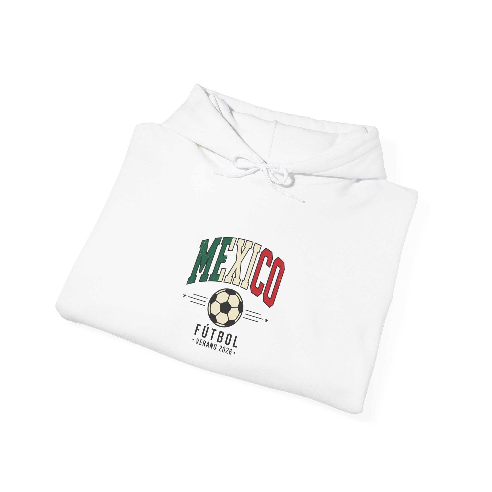 Mexico Futbol Crest Hoodie | Soccer Country Pride, Mexican Flag Colors
