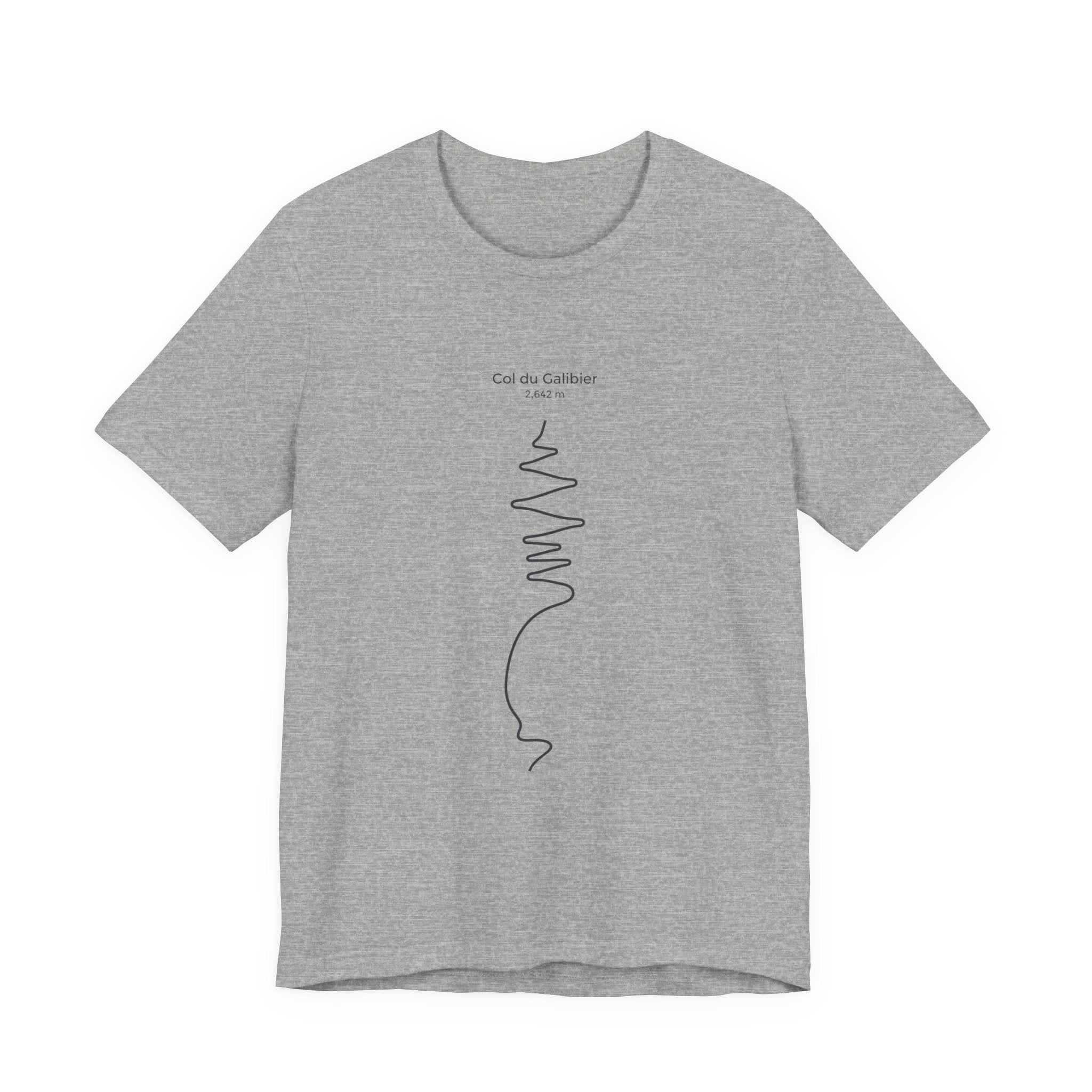 Col du Galibier route map tee | Cycling, Tour de France style