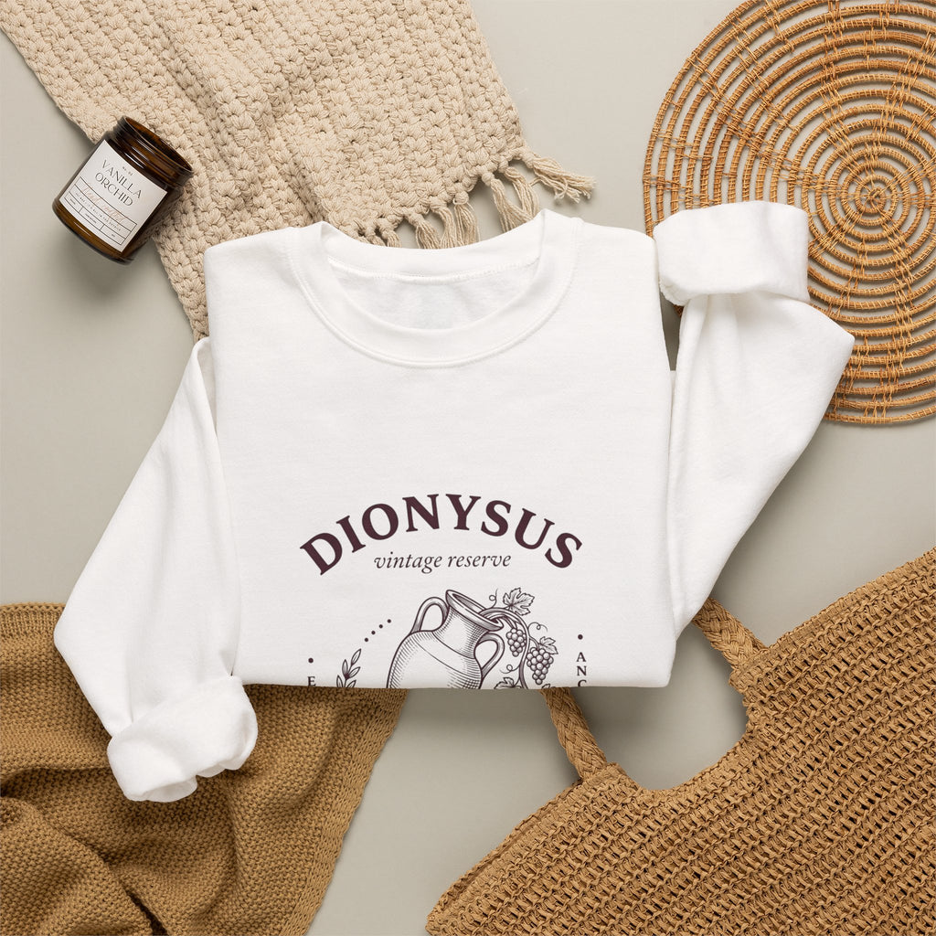 Dionysus Wine Society Crewneck | Greek Mythology, Mythcore