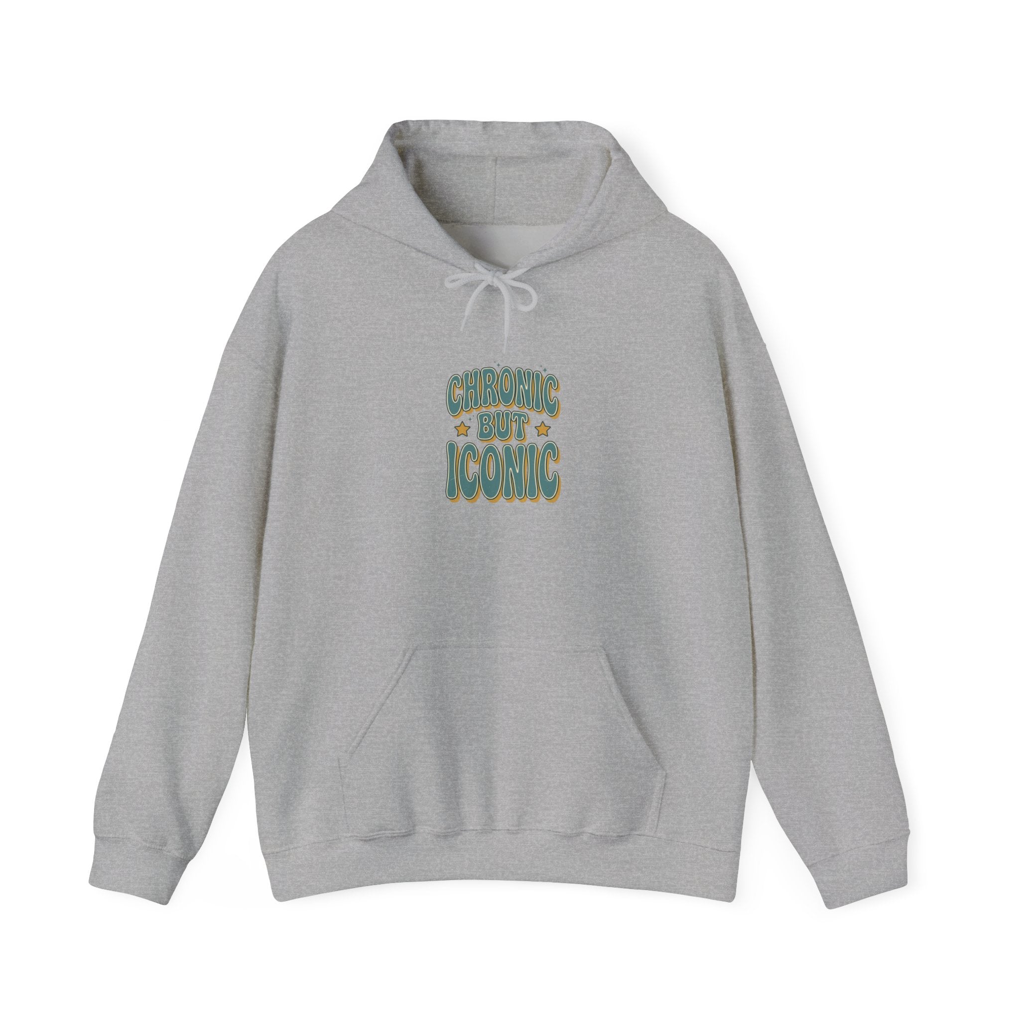 Chronic But Iconic Hoodie | Disability Pride Month, Accessible Visibility