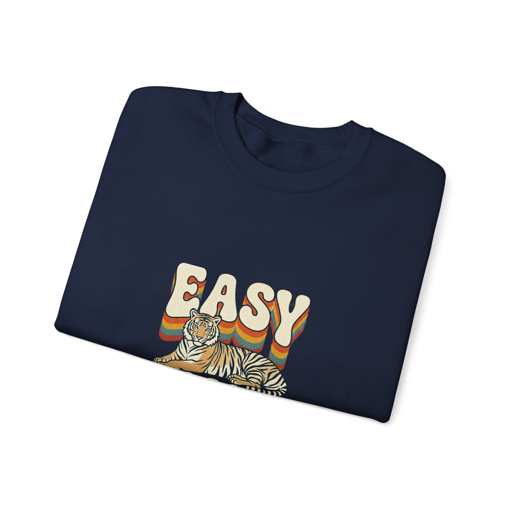 Easy Tiger retro tiger graphic Sweatshirt | vintage vacation vibes, playful animal