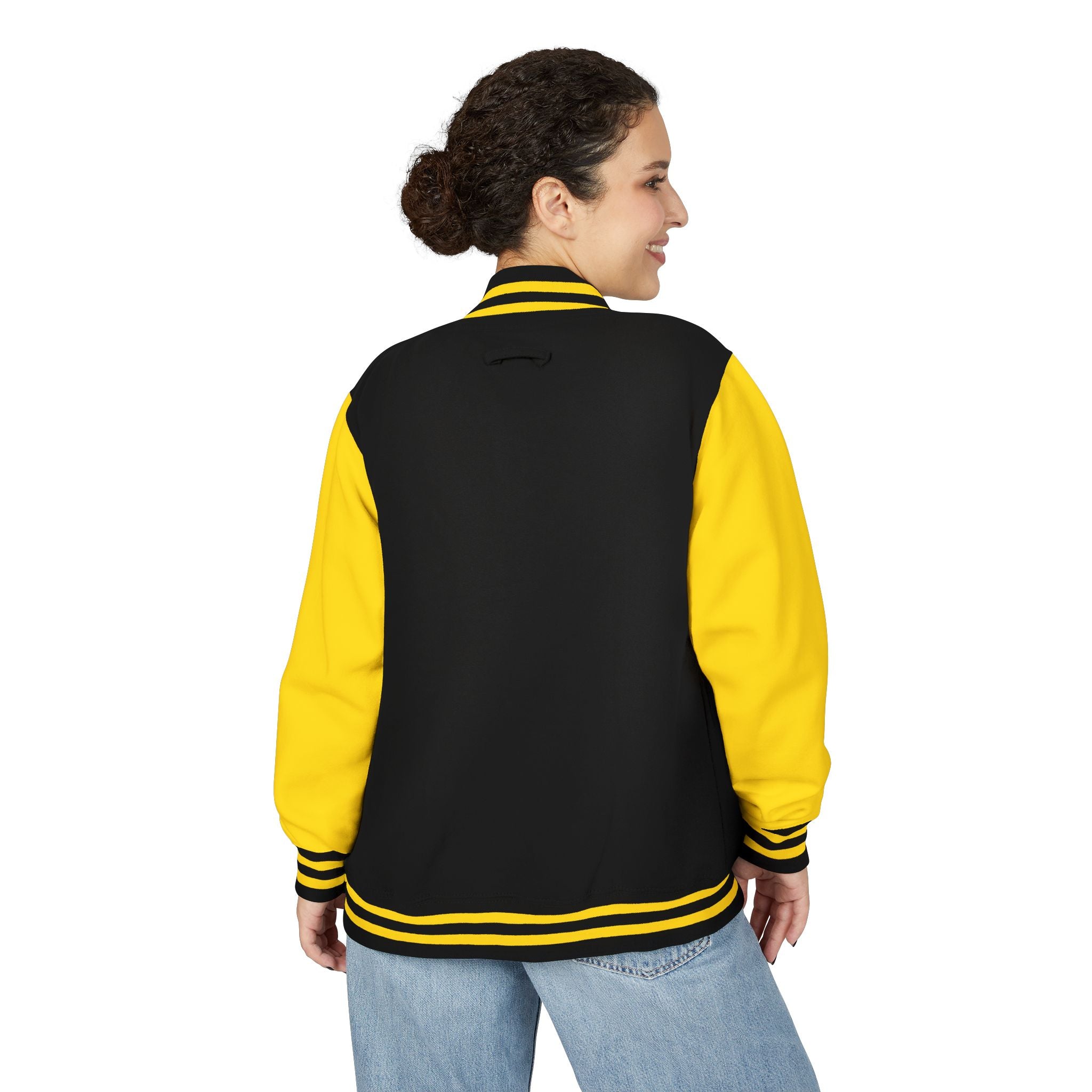 Classic Red & White Letterman Jacket