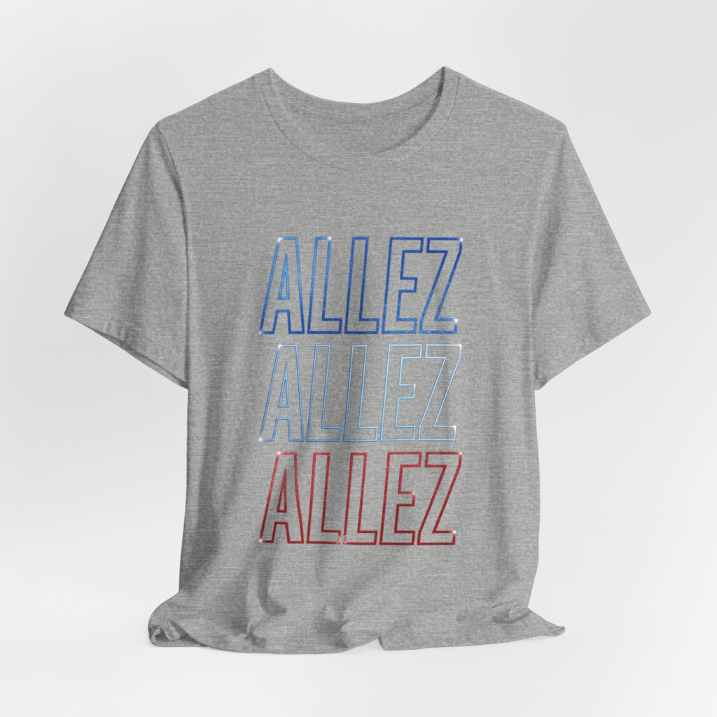Allez Allez Allez Tee | Cycling Tour de France French Cycling Graphic