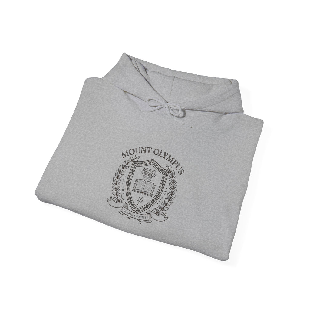 Mount Olympus Crest Hoodie | Greek Mythology, Mythcore Emblem